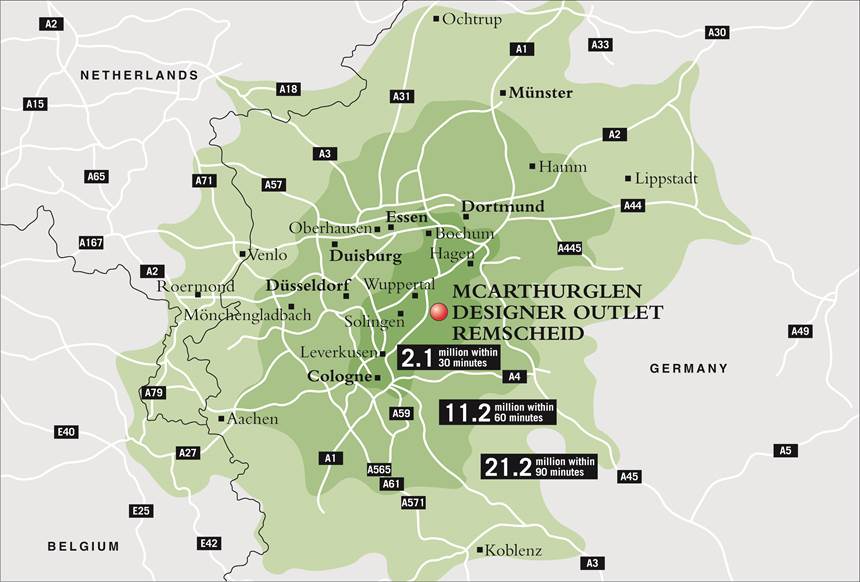 Remscheid catchment map